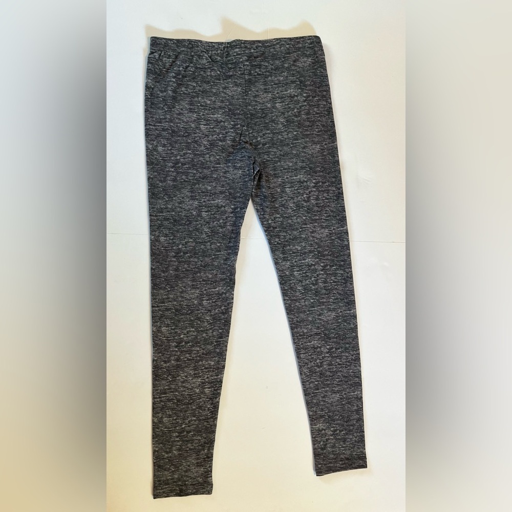 Bobbie Brooks Heathered Dark Gray Kids Leggings - Picture 3 of 6